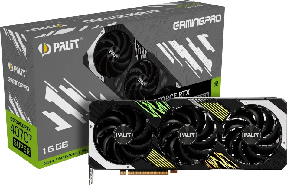 Palit GeForce RTX 4070 Ti SUPER 16GB GamingPro - Grafikkarten