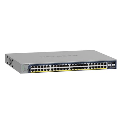 NETGEAR GS752TP Smart Managed Switch 48x Gigabit Ethernet (48x PoE+, max. 380W), 4x 1 Gbit/s SFP