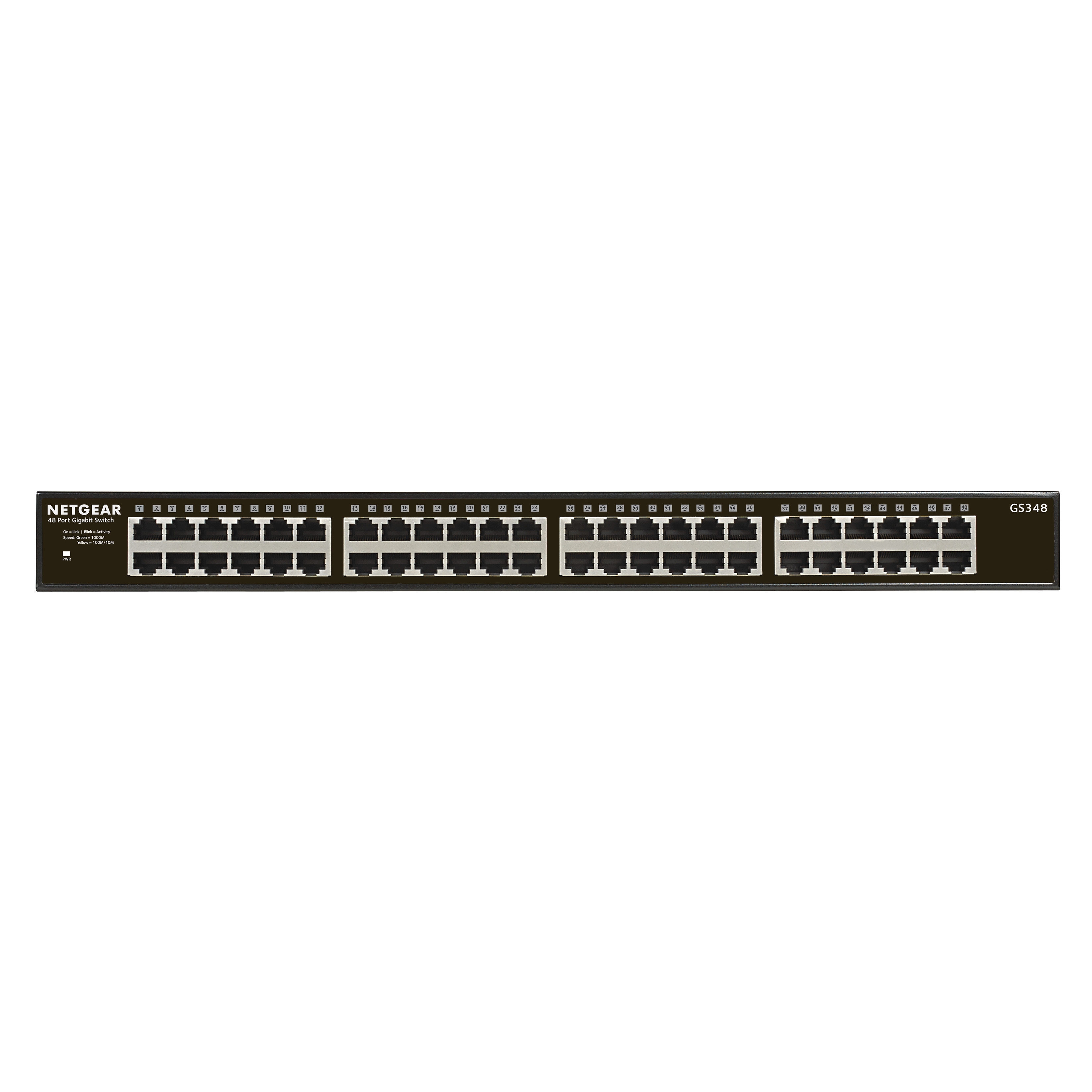 NETGEAR GS348 48-Port Unmanaged Switch [48x Gigabit Ethernet]