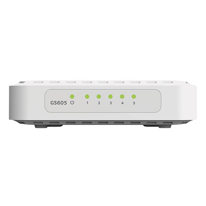 NETGEAR GS605v4 Unmanaged Switch [5x Gigabit Ethernet] Netzwerk-Switch Produkt Bild 2