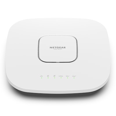 NETGEAR WAX630 Cloud Managed WiFi 6 Access Point AX6000 Tri-Band, 1x 2.5GbE LAN, 1x GbE LAN