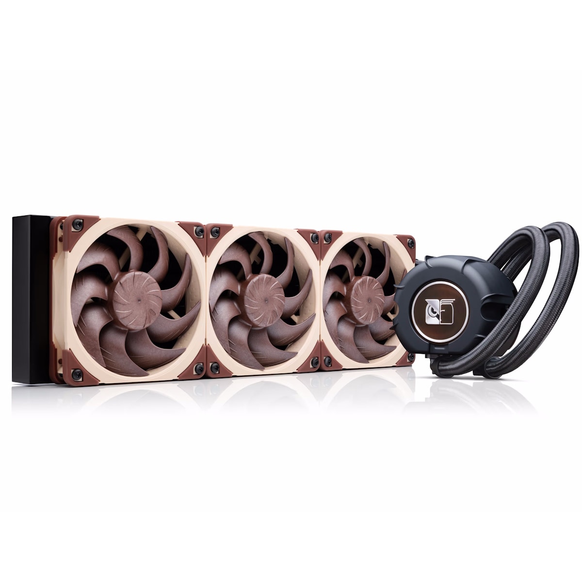 Noctua nl-lc1-36 | 360mm radiator | 3x nf-a12x25 g2 pwm | asetek emma v2 | am5 lga1851 | aio vodni hladilnik 2 Noctua nl-lc1-36 črno-rjav 360mm vodni hladilnik za procesor