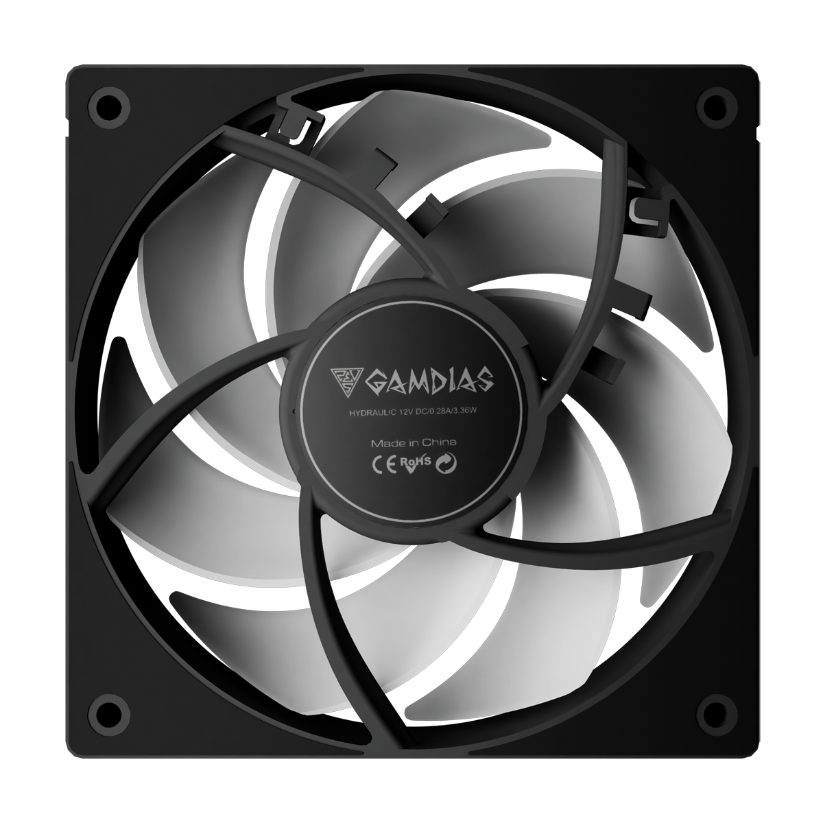 Gamdias NOTUS M1-1203 ARGB 3er-Pack | Gehäuselüfter Kühlung Produkt Bild 7