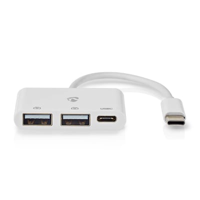 Thumbnail - Nedis USB-Hub 1x USB-C™ 1x USB-C™ - 2x USB 2.0 A, 3-Port port(s), Stromversorgung über USB