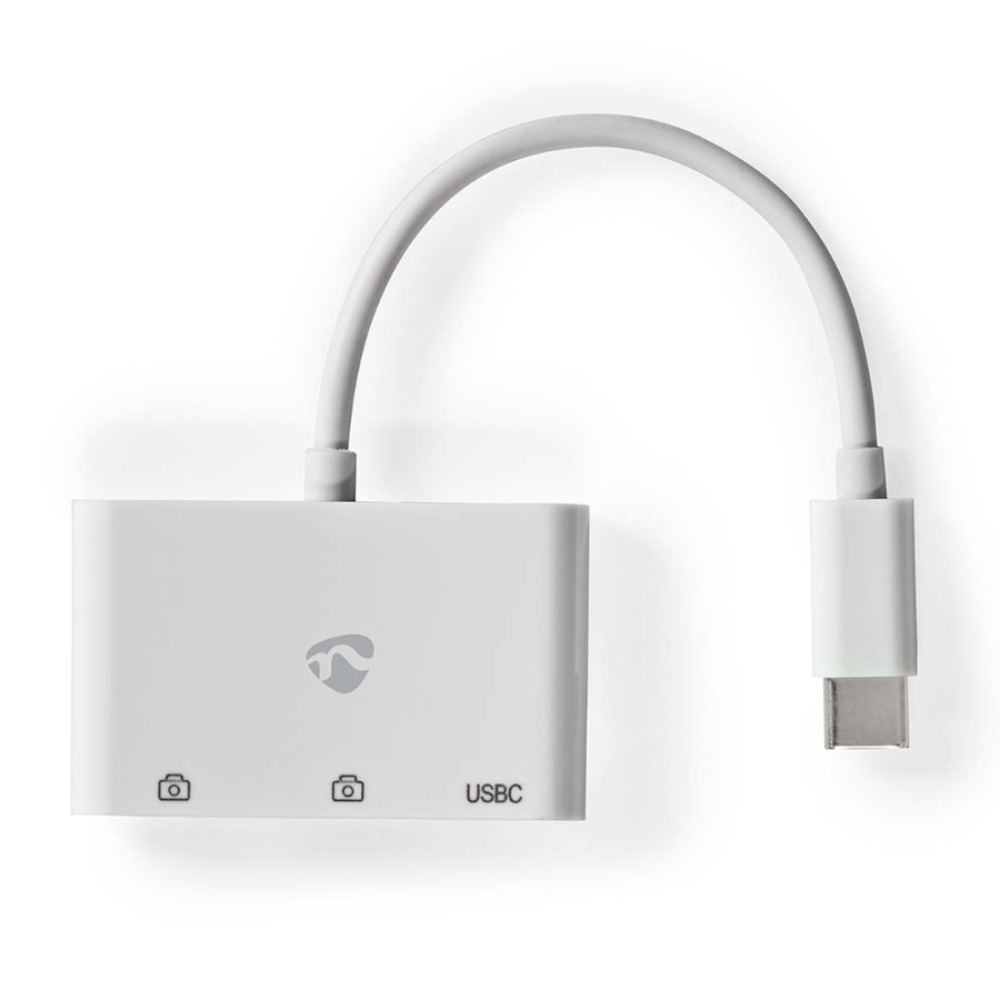 Nedis USB-Hub 1x USB-C™ 1x USB-C™ - 2x USB 2.0 A, 3-Port port(s), Stromversorgung über USB USB-Hubs Produkt Bild 2