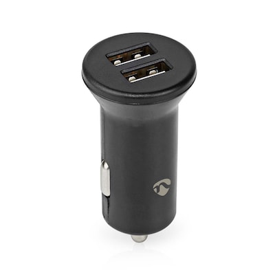 Thumbnail - Nedis Auto-Ladegerät 24 W 2x 2.4 A - Anzahl der Ausgänge: 2, Port Type: 2x USB-A, Single Voltage Output