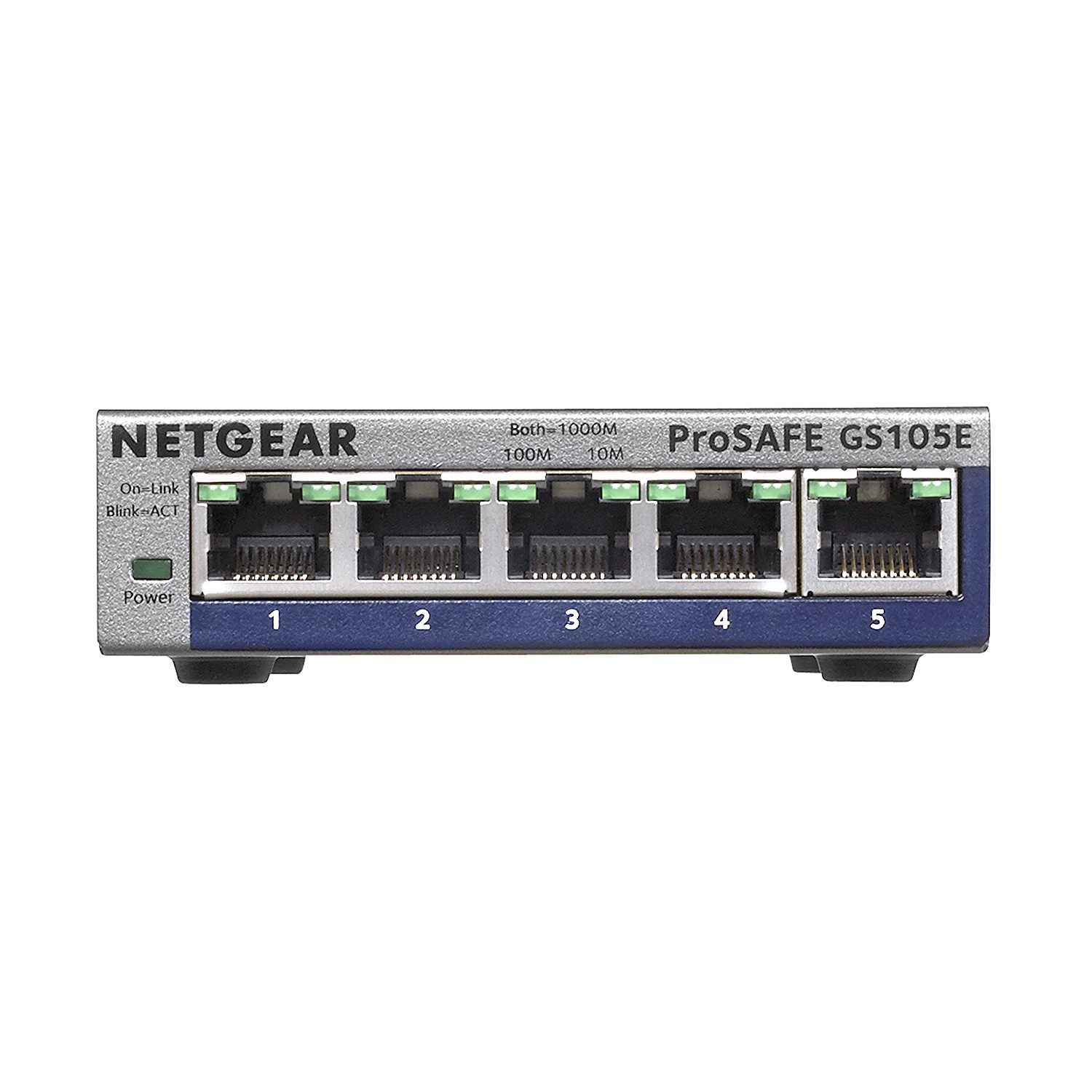 NETGEAR GS105Ev2 Plus Switch - Netzwerk-Switch online kaufen | NBB