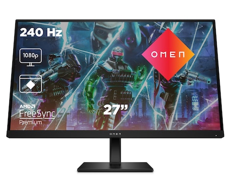 HP Omen 27s Gaming Monitor - IPS, FHD, 240Hz, Höhenverstellung