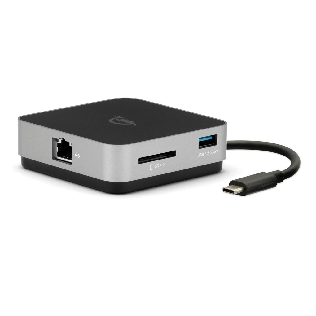 OWC Travel Dockingstation, 6 Ports, Gigabit Netzwerkanschluss, Bis zu 100 W Durchgangsleistung (USB-C), Kompatibel mit allen Thunderbolt 3 Macs & PCs