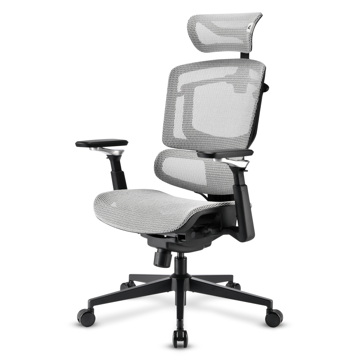 Sharkoon OfficePal C50M komfortabler Stuhl mit Netz-Rückenlehne und 5-Wege-Armlehne