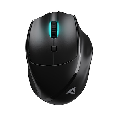 Sharkoon OfficePal M25W Maus Schwarz - kabellose Maus mit max. 4000dpi, nur 69 Gramm Gewicht und PixArt PAW3104 Sensor