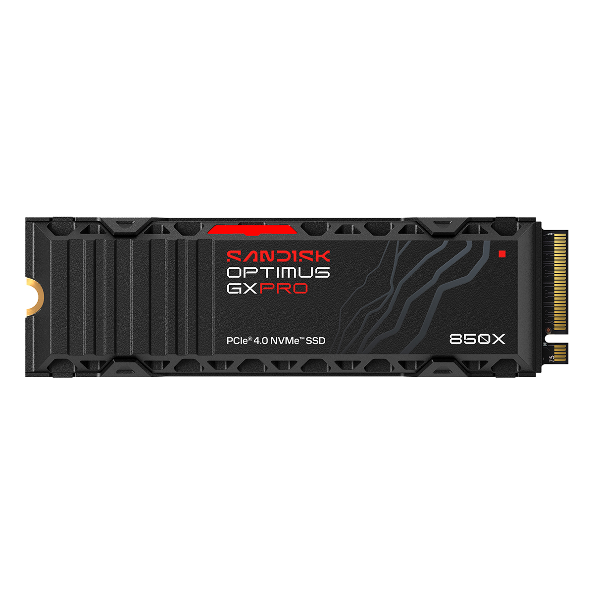 SanDisk Optimus GX PRO 850X Heatsink SSD 8TB M.2 2280 PCIe Gen4 Internes Solid-State-Module mit Kühlkörper