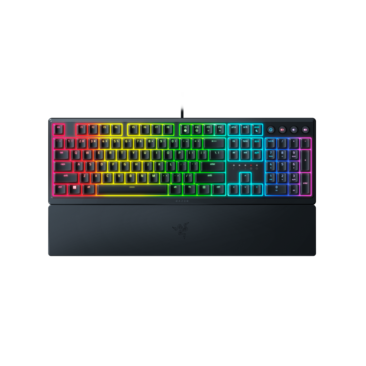Razer Ornata V3 - Low Profile Gaming Tastatur - QWERTZ Layout, RGB Beleuchtung