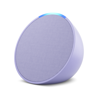 Amazon Echo Pop, lavendel Kompakter und smarter Bluetooth-Lautsprecher mit vollwertigem Klang und Alexa