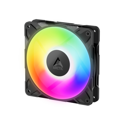 ARCTIC P12 PRO Reverse A-RGB schwarz | Gehäuselüfter