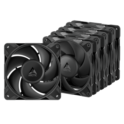 ARCTIC P12 PRO PST 5er-Pack schwarz | Gehäuselüfter