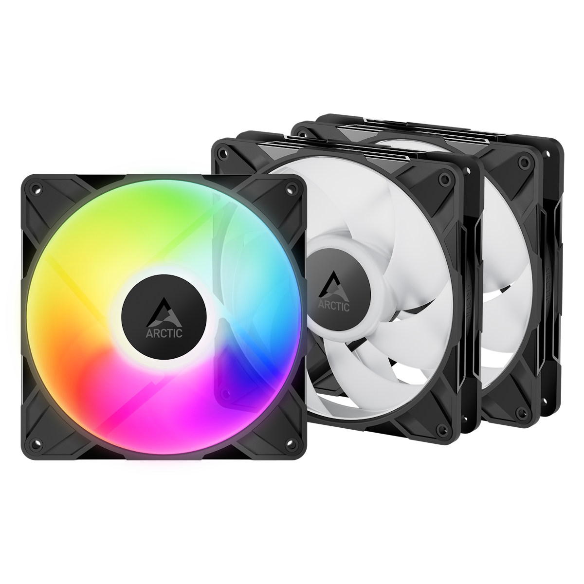 ARCTIC P14 PRO A-RGB schwarz 3er-Pack | Gehäuselüfter