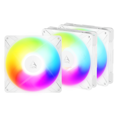 ARCTIC P14 PRO Reverse A-RGB weiß 3er-Pack | Gehäuselüfter