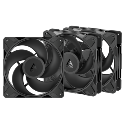 ARCTIC P14 PRO Reverse schwarz 3er-Pack | Gehäuselüfter