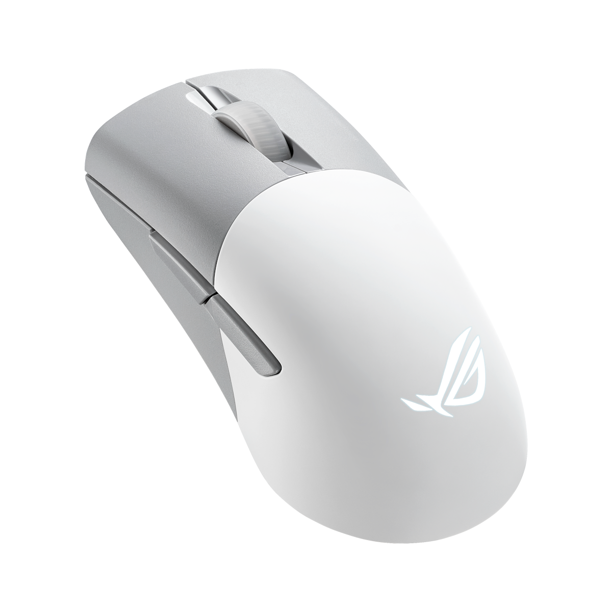 ASUS ROG Keris Wireless Aimpoint Moonlight White - kabellose Gaming Maus mit 36.000 DPI