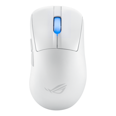 ASUS ROG Keris II Ace Wireless AimPoint White kabellose ESport Gaming Maus mit 54g Gewicht, ROG Micro-Switches, 8000Hz Polling Rate