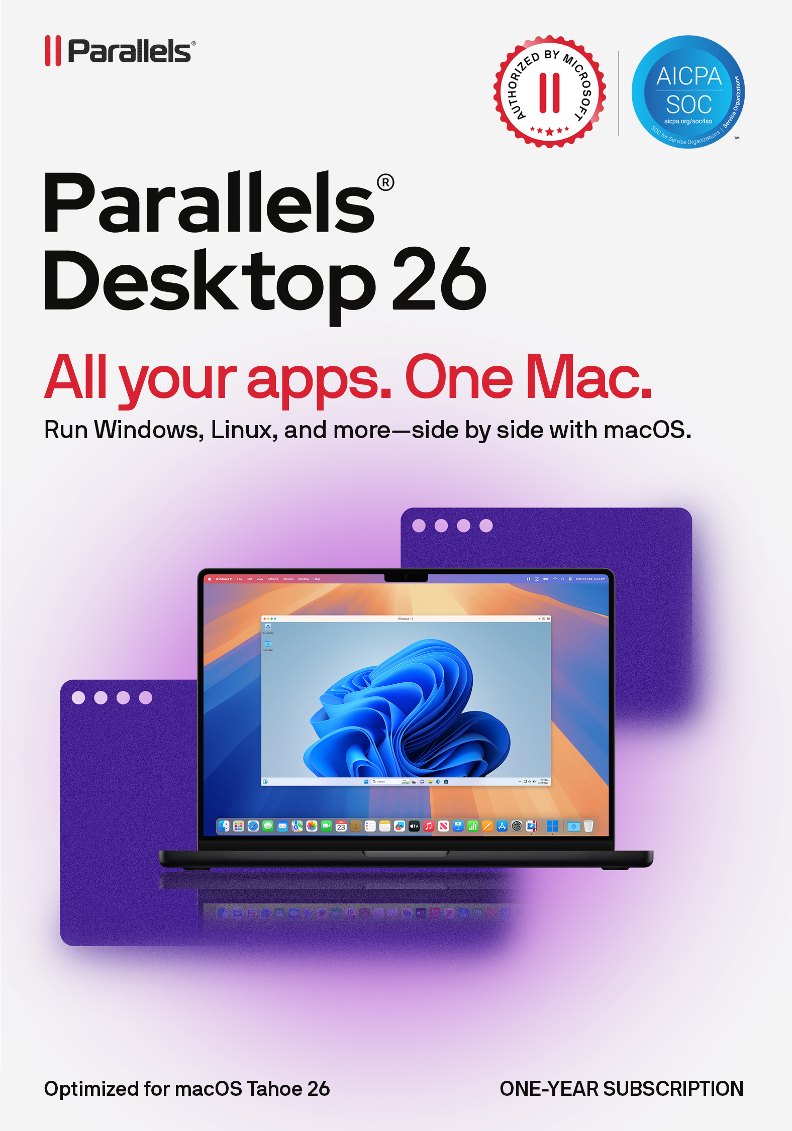 Parallels Aktion % | Desktop 26 für Mac 1 Jahr Software