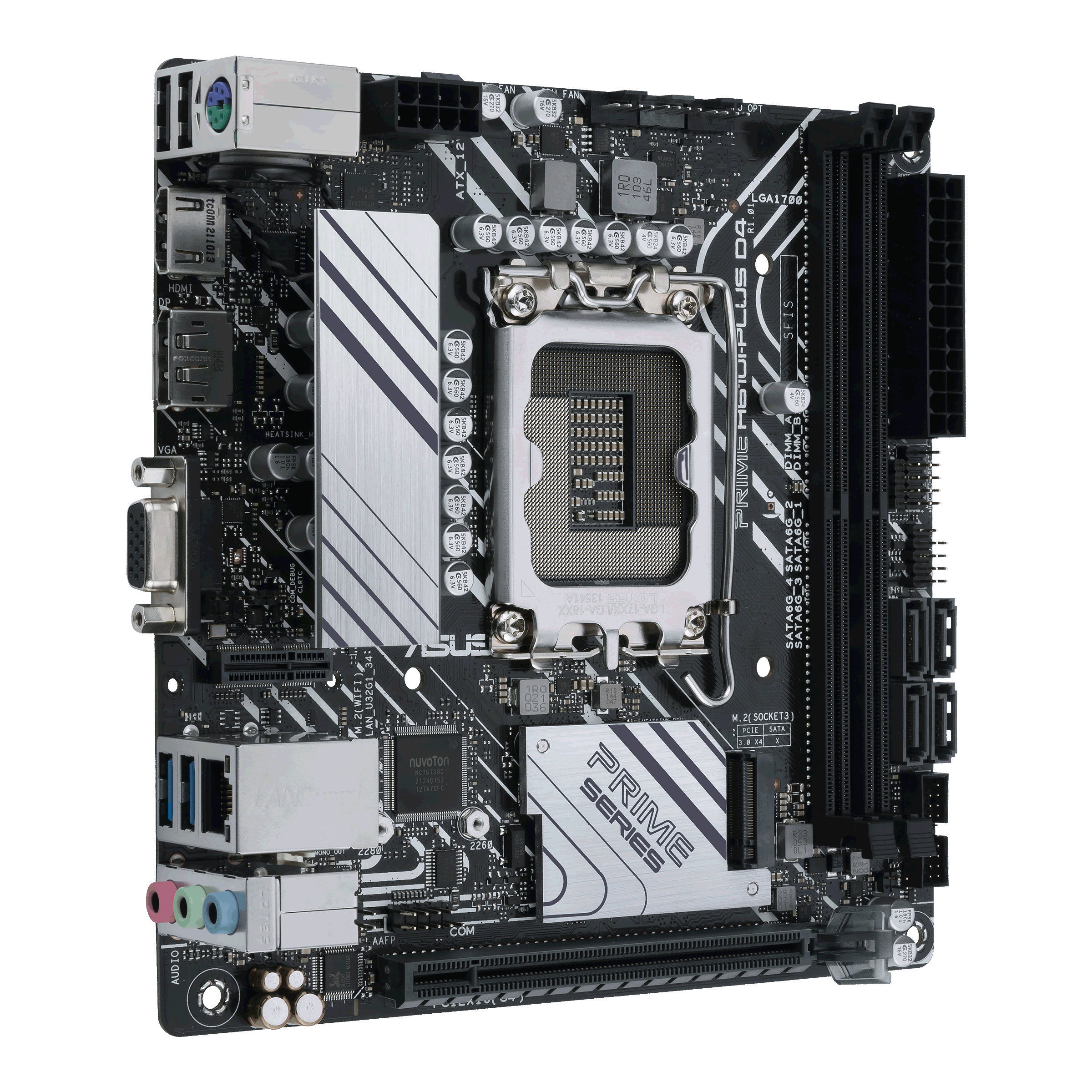 ASUS Prime H610I-Plus D4-CSM Mainboards Produkt Bild 2