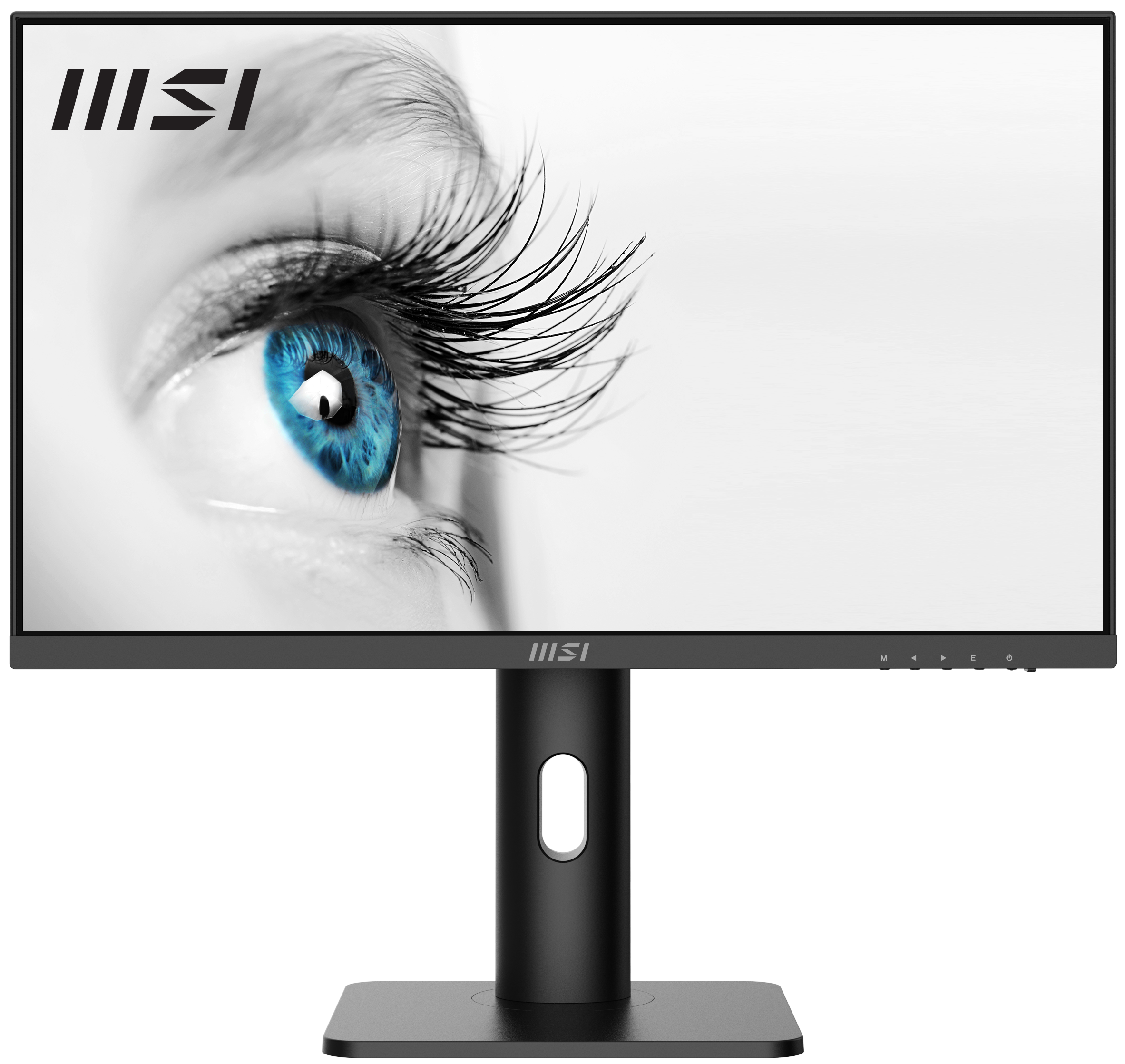 MSI PRO MP243XPDE Business Monitor - IPS Panel, 100Hz, Weiß Höhenverstellung, HDMI/DP 4ms Pivot