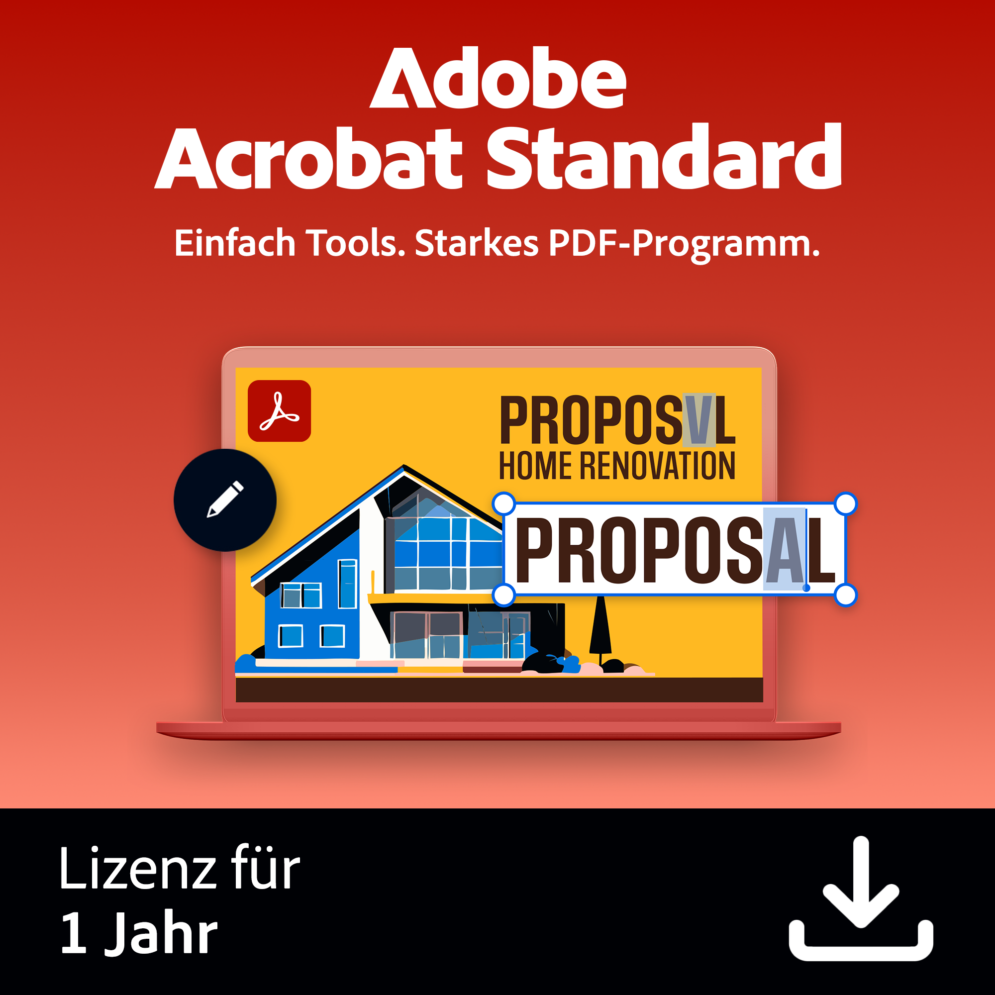 Adobe Acrobat Standard | 1 Jahr | Win/Mac