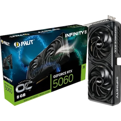 Palit GeForce RTX 5060 8GB Infinity 2 OC - 8GB GDDR7, HDMI, 3x DP