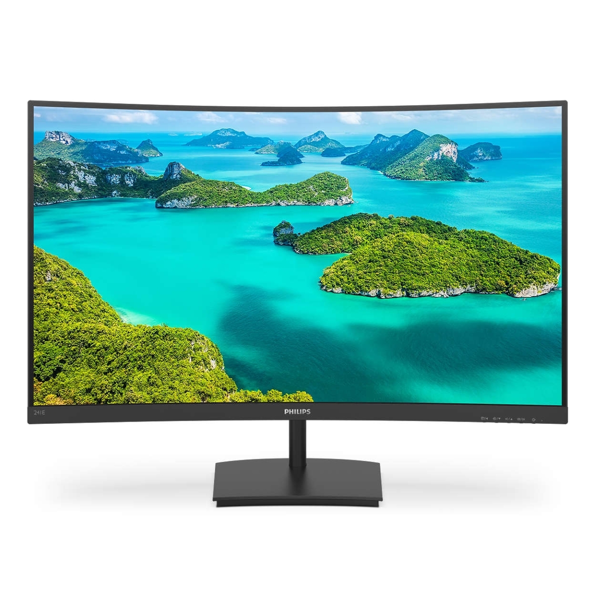 Philips 241E1SCA Curved Monitor - VA, AMD FreeSync, Lautsprecher