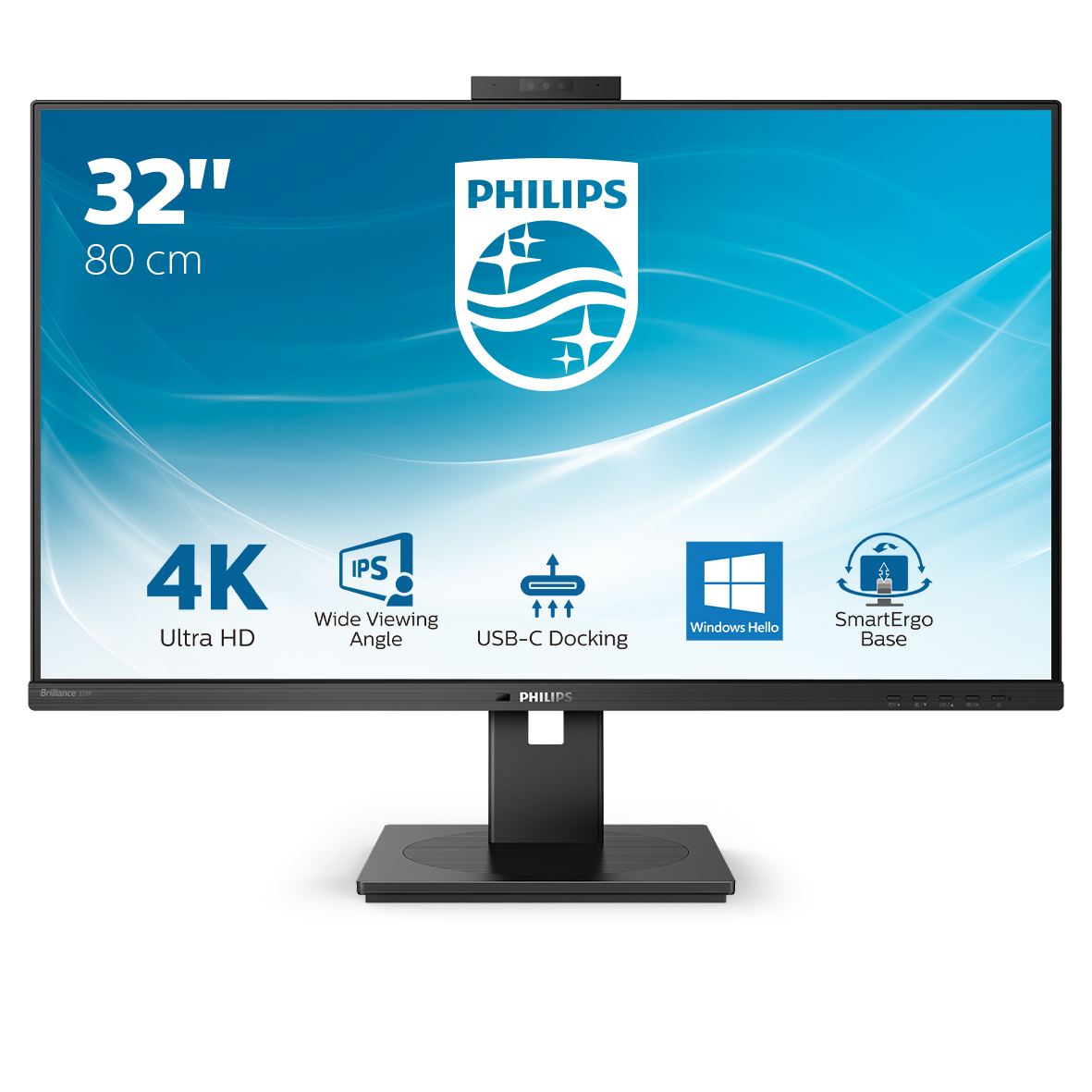 Philips 329P1H Office Monitor - 4K UHD, USB-C