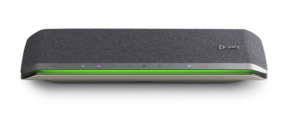Poly Sync 60 Konferenzlautsprecher, USB-A- und C-Anschluss MS Teams zertifiziert, Bluetooth, 6 Mikrofone, Vollduplex-Aud...