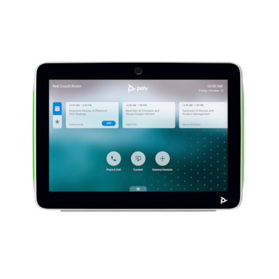 Poly TC10 Touch-Controller Einfachere Raumplanung, Umfassende Anrufsteuerung, Einfache Installation ohne Kabelsalat