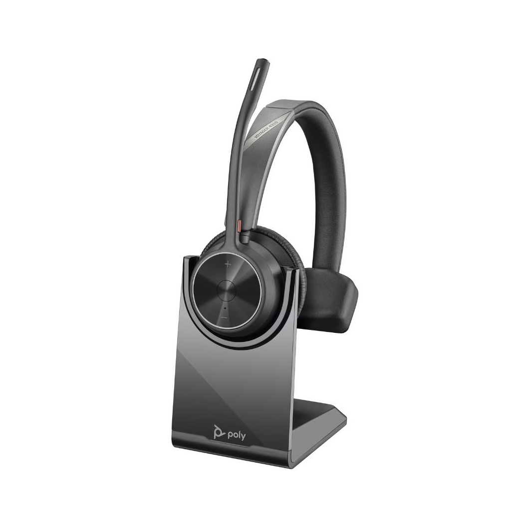 Poly Voyager 4310 USB-C Headset +BT700 dongle +Charging Stand