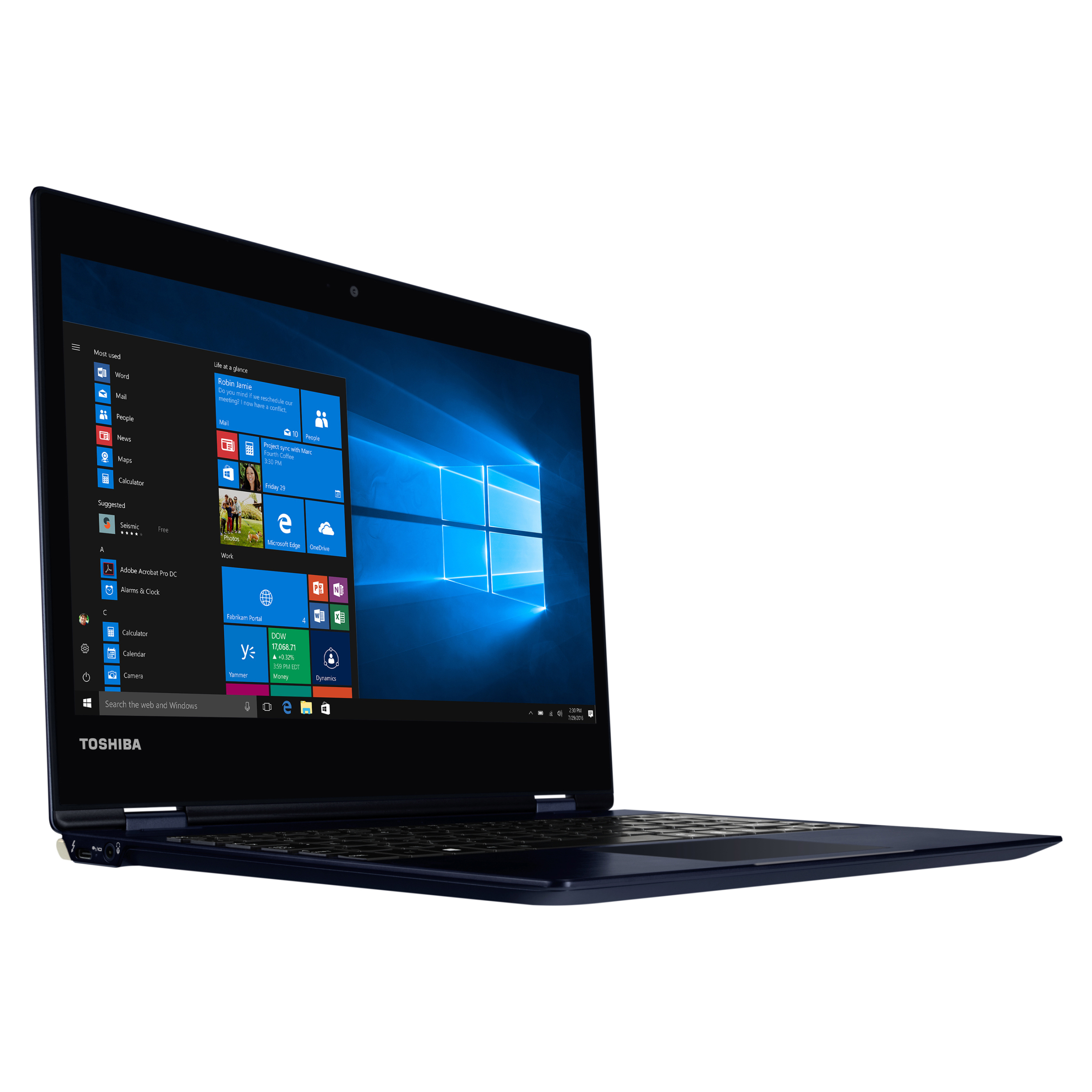 Toshiba Portégé X20W-D-14G 2-in-1 Ultrabook, inkl. DYNADOCK 4K, 12,5" FHD IPS Touch, Intel i5-7200U, 8GB, 256GB PCIe SSD, Notebooks Produkt Bild 4