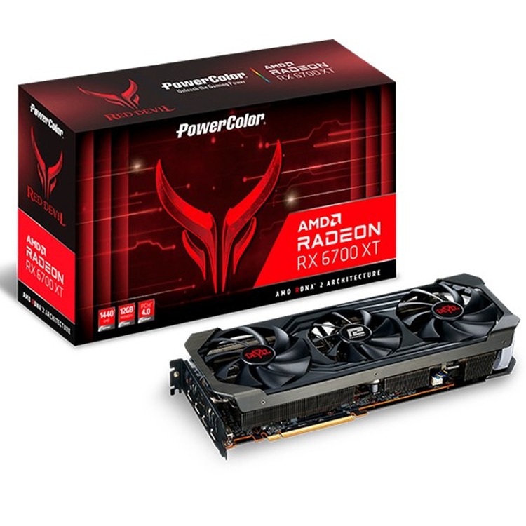 Placa de Vídeo PowerColor Red Devil Radeon RX 6700 XT, 12GB GDDR6, FSR