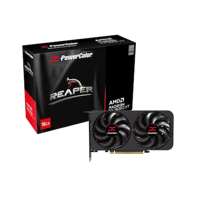 Powercolor Radeon RX 9060 XT Reaper 16GB Grafikkarte B-Ware - 16GB GDDR6, 2x HDMI, 2x DP
