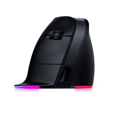 Razer Pro Click V2 Vertical Edition Vertikale ergonomische kabellose Maus für Rechtshänder mit KI Assistenz und 30K Sensor