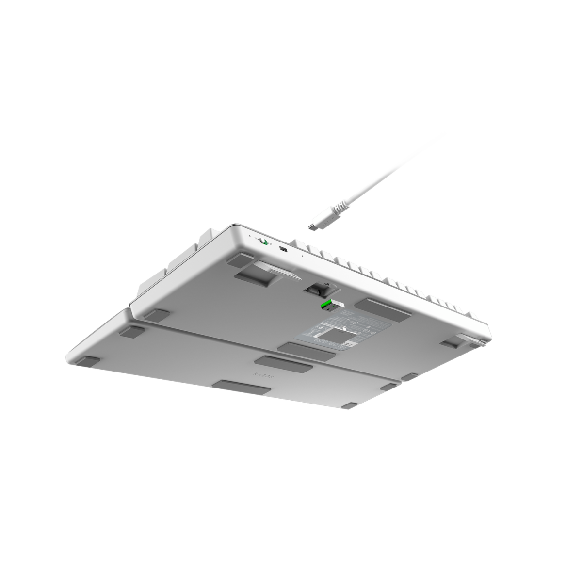 Razer Pro Type Ultra Tastatur B-Ware - Kabellose mechanische Tastatur für noch mehr Produktivität, deutsches Layout, silber Tastaturen Produkt Bild 5