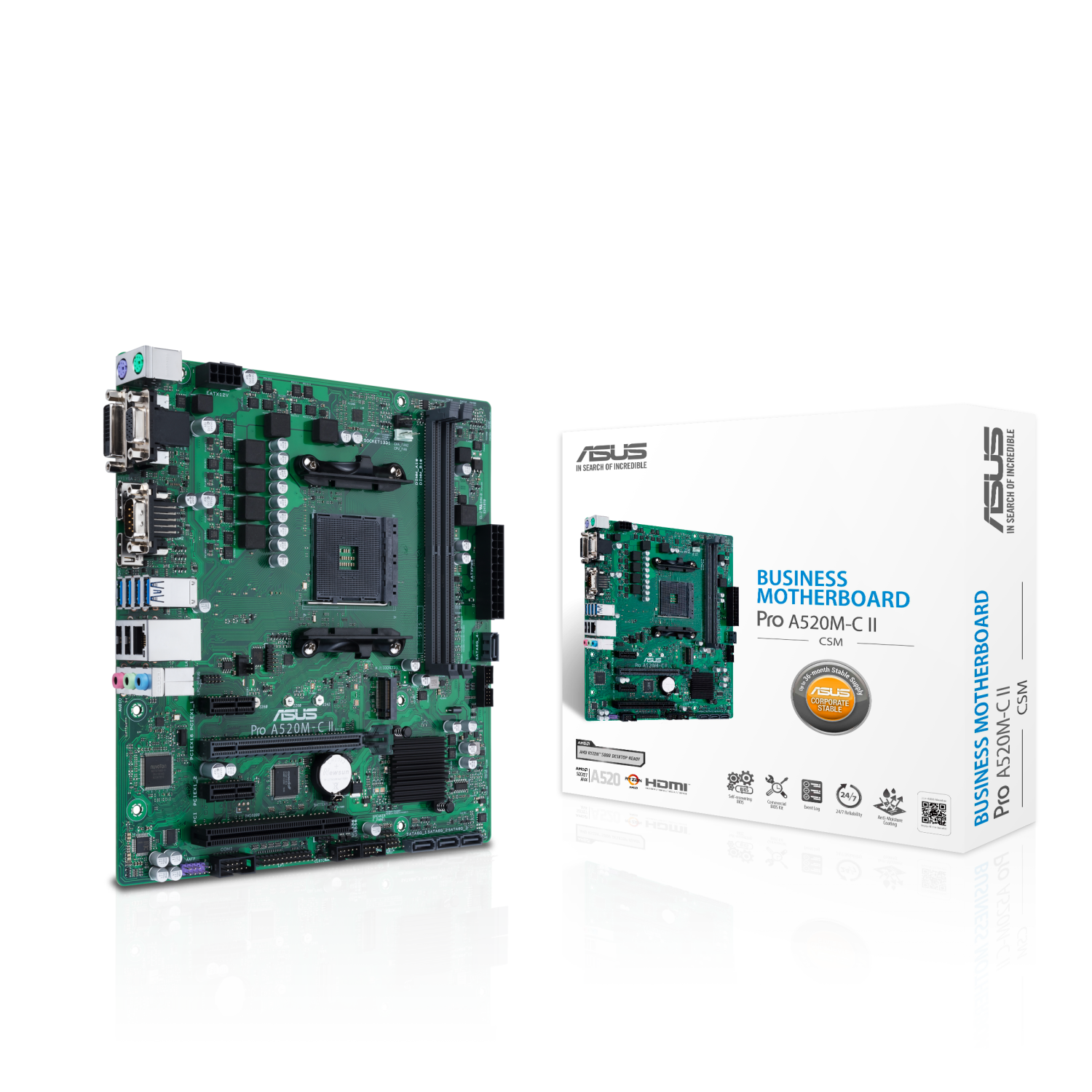 ASUS PRO A520M-C II/CSM Mainboard Sockel AM4