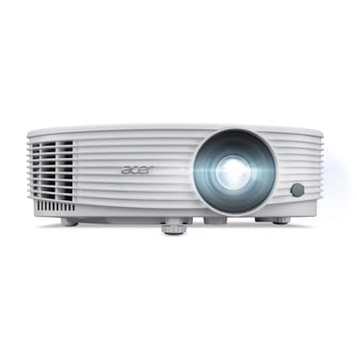Acer P1557 Full HD Beamer mit 4.800 ANSI Lumen Business Projektor für Büro und Home Office inklusive PIN Security - Farbe: Weiß