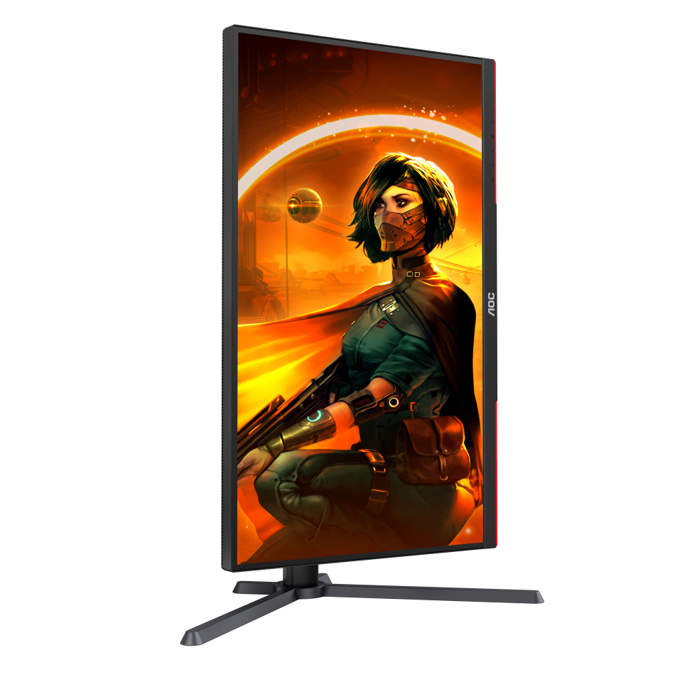 AOC Gaming Q27G3XMN 27 Zoll QHD Monitor, 180 Hz, FreeSync Prem. Pro., HDR1000 (2560x1440, 1 ms GtG, HDMI, Display Port) schwarz-rot Displays Produkt Bild 2