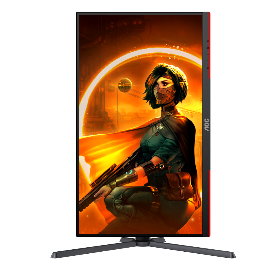AOC Gaming Q27G3XMN 27 Zoll QHD Monitor, 180 Hz, FreeSync Prem. Pro., HDR1000 (2560x1440, 1 ms GtG, HDMI, Display Port) schwarz-rot Displays Produkt Bild 8