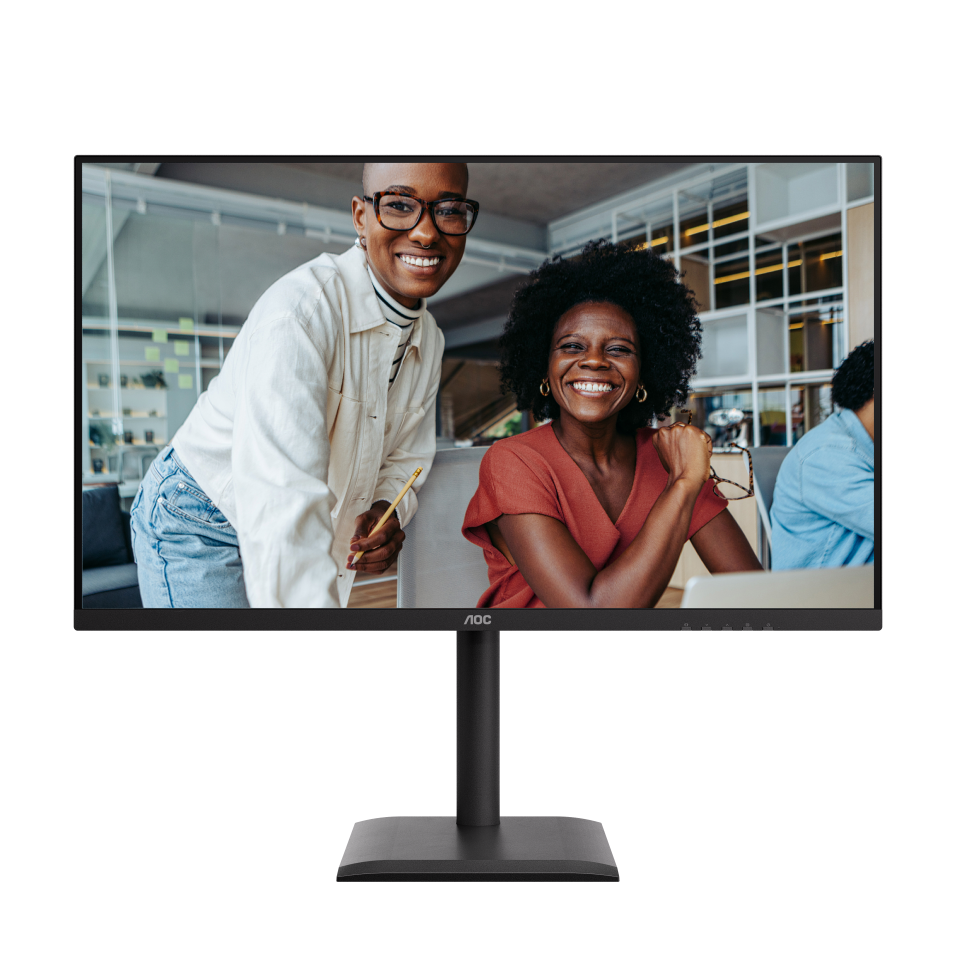 AOC Q32E4U Office Monitor 32 Zoll QHD Monitor, Lautsprecher, höhenverstellbar, dregbar, neigbar, schwarz