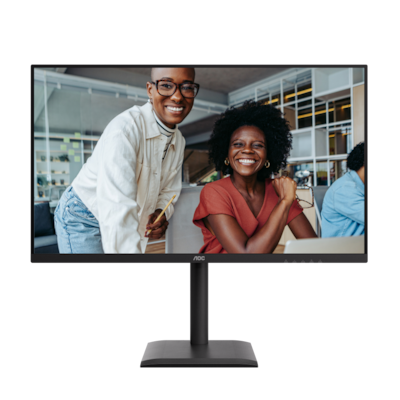 AOC Q32E4U Office Monitor 32 Zoll QHD Monitor, Lautsprecher, höhenverstellbar, dregbar, neigbar, schwarz