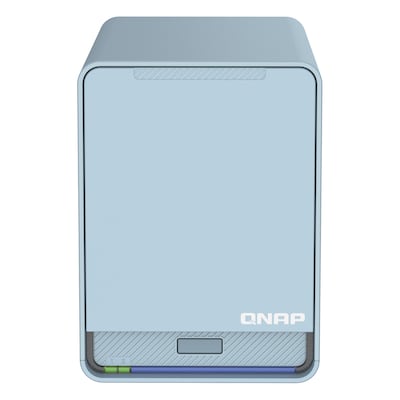 QNAP QmiroPlus-201W WLAN Mesh Router [Tri-Band, bis zu 2.134 Mbit/s, 4x Gigabit Ethernet, 2x USB 3.0, 2x 2,5" SATA HDD/S...