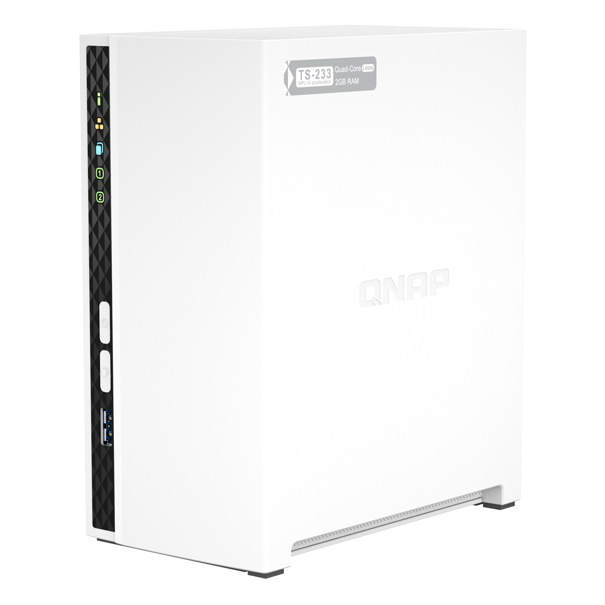 QNAP TS-233 NAS 2-Bay [0/2 HDD/SSD, 1x Gigabit LAN, 2GB RAM] NAS Produkt Bild 5