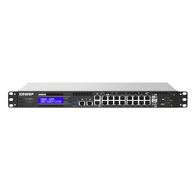 QNAP QGD-1602P-C3758 Managed Switch 8x 2.5G RJ45, 8x 1G RJ45, 2x 10G SFP+, 4x Management, 2x USB 3.2 Gen 1x1