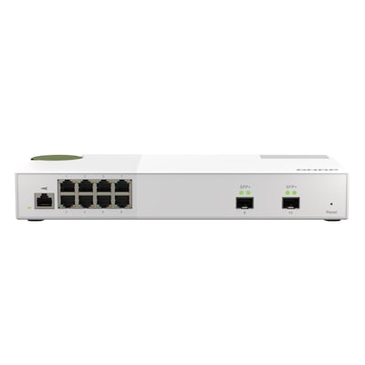 QNAP QSW-M2108-2S Netzwerk-Switch Managed L2 2.5G Ethernet (100/1000/2500) Grau